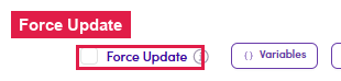 Force Update toggle