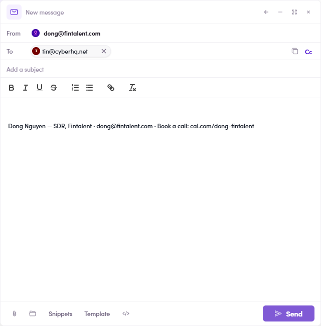 Signature auto-added in a new email